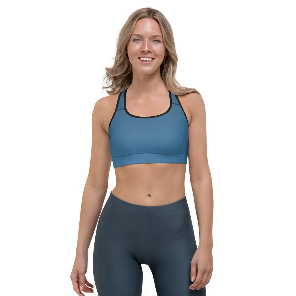 Arctic Sea Ombre Sports Bra