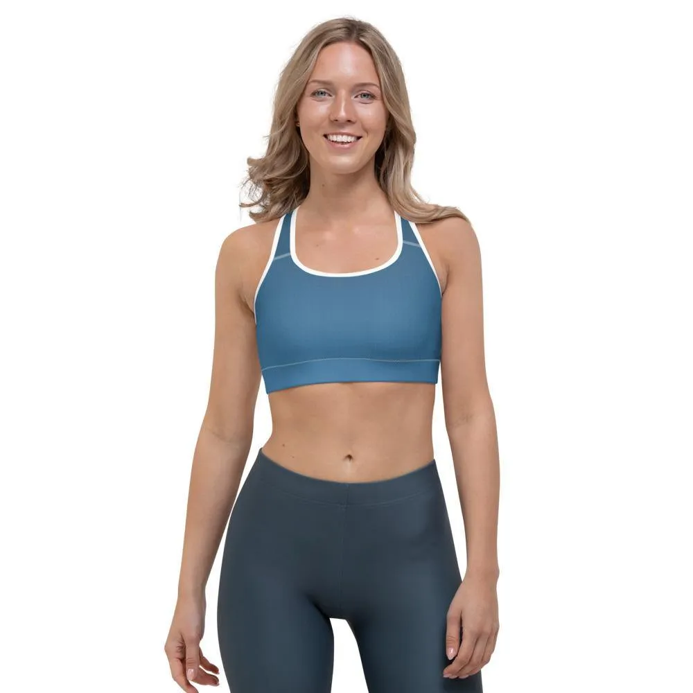 Arctic Sea Ombre Sports Bra