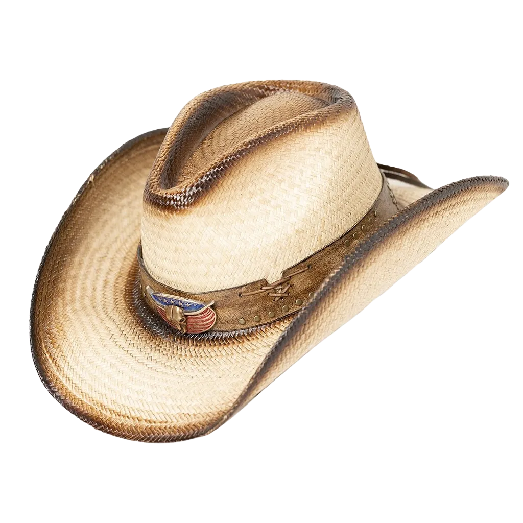 Austin Handmade Hats Billy Joe Natural Straw Hat 05-902