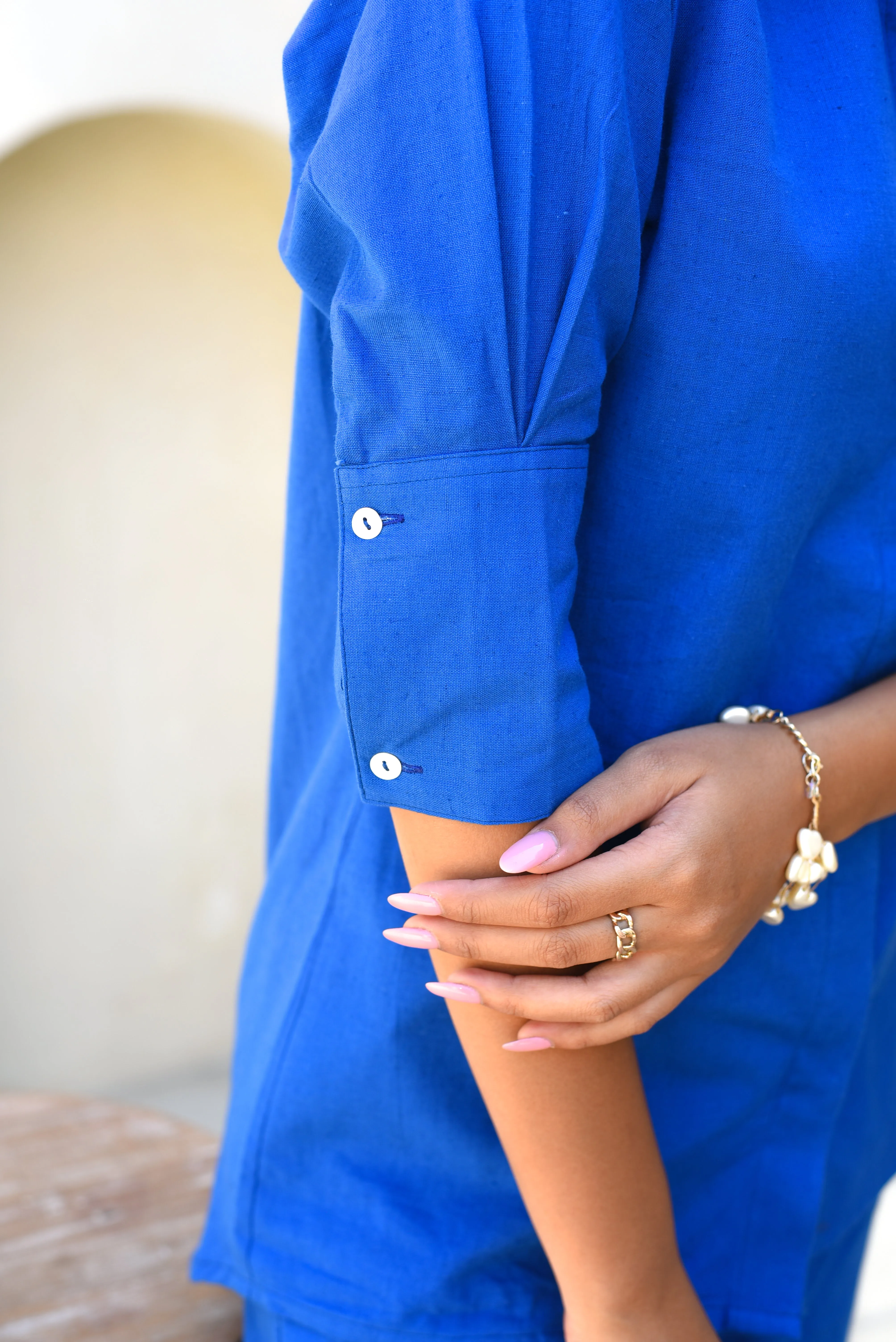 Blueberry Linen Coord Set