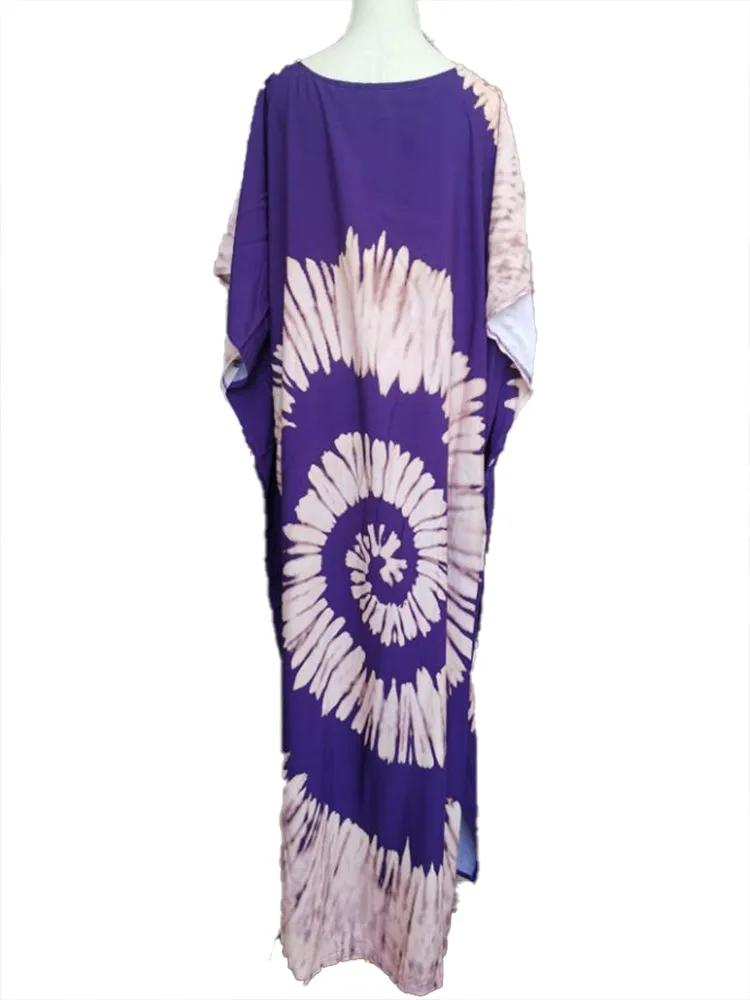 Bohemian Print Beach Style Maxi Dress Robe Cover Ups