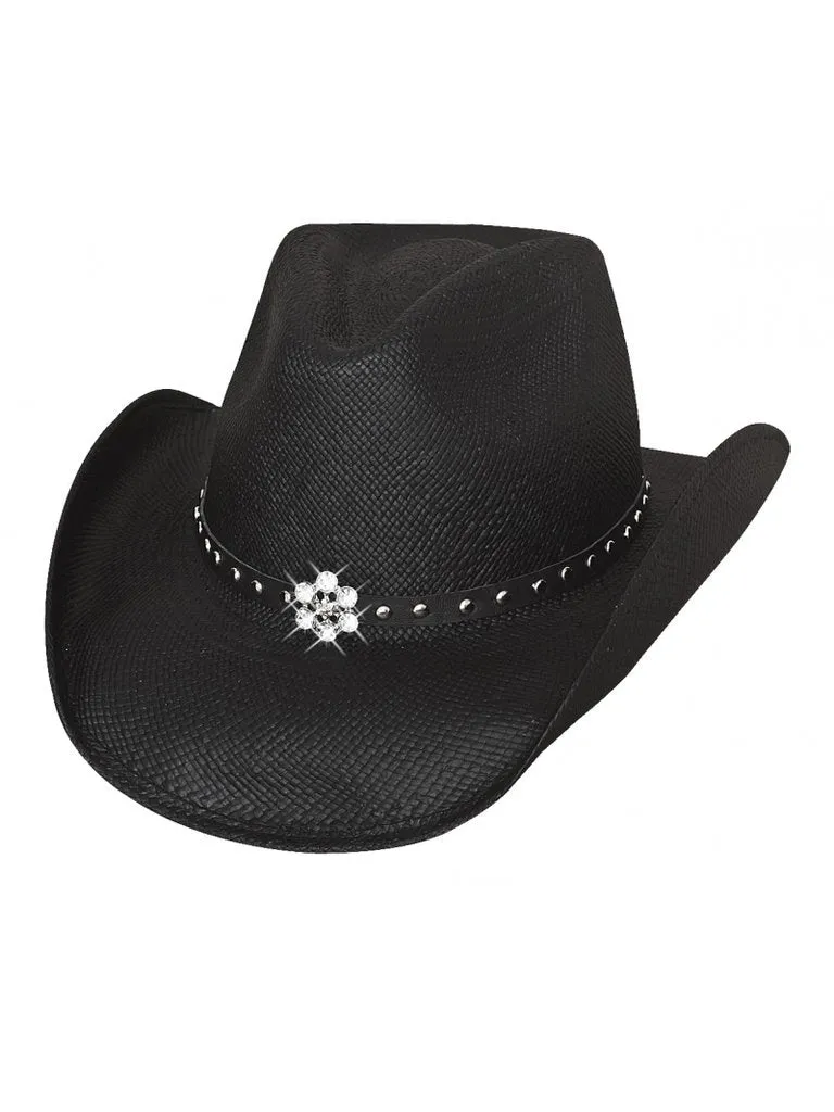 Bullhide Kids All American Girl Straw Hat Black Style 2717BL