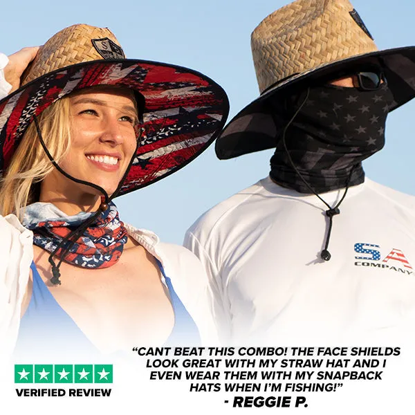 BUY ANY STRAW HAT, GET 3 FREE FACE SHIELDS   FREE DECAL | PICK YOUR PACK