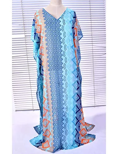 Chiffon V-Neck Beach Kaftan  Women's Swimsuit Cover Up