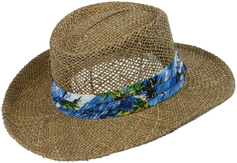 Cocoa Beach Seagrass Gambler Hat