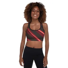 Crimson Padded Sports Bra