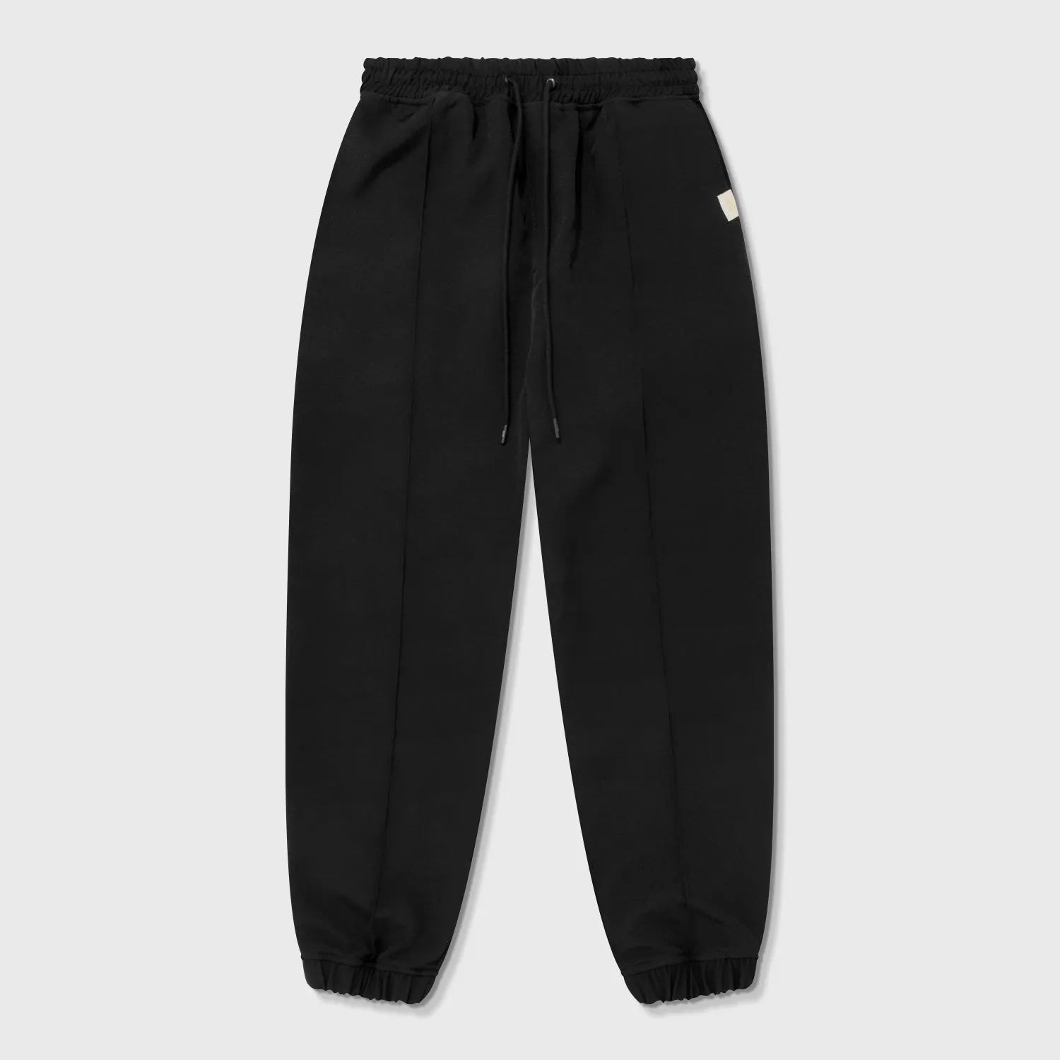 Curvy Logo Slim Jogger - Black