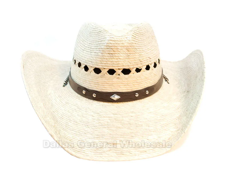 Fashion Cowboy Sombrero Straw Hats Wholesale