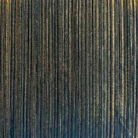 Gold | Black Metallic Pleated Stretch Velvet Fabric