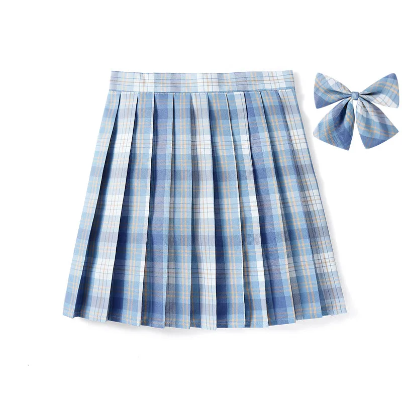 [Ice Summer] JK vintage plaid uniform skirt