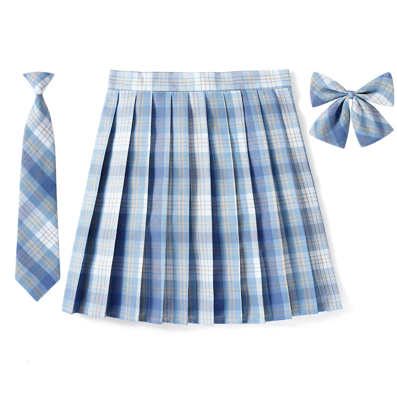 [Ice Summer] JK vintage plaid uniform skirt