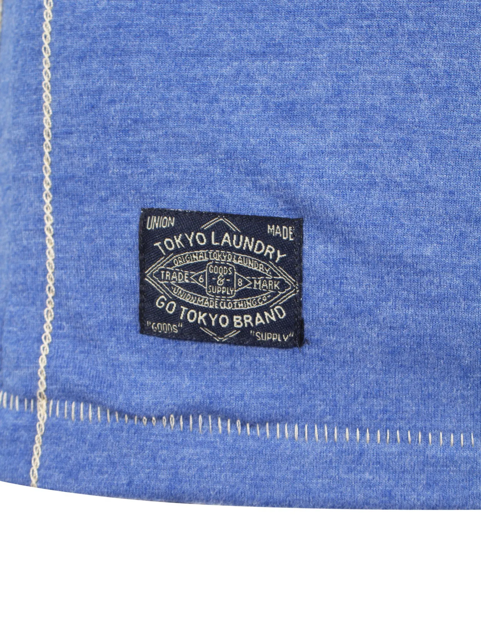 Jefferson Lake T-shirt in Mood Indigo Marl - Tokyo Laundry