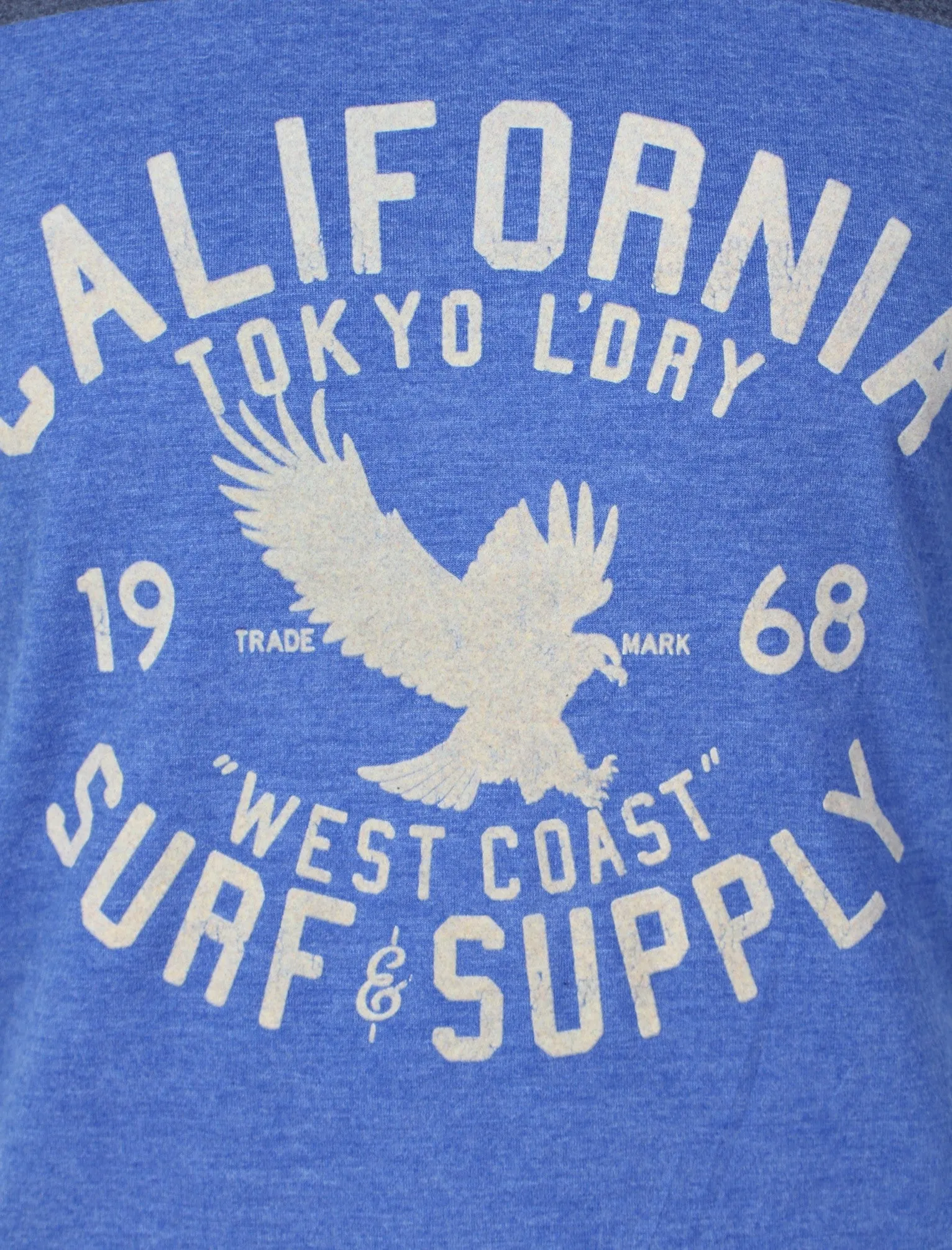 Jefferson Lake T-shirt in Mood Indigo Marl - Tokyo Laundry