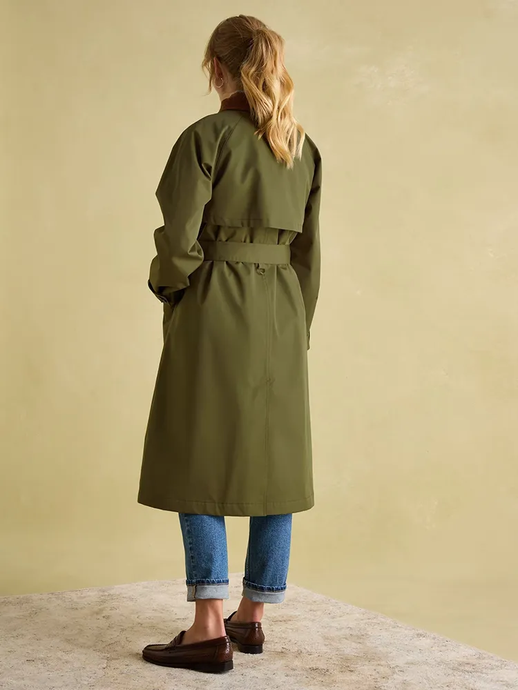 Joules Epwell Waterproof Belted Trench Coat