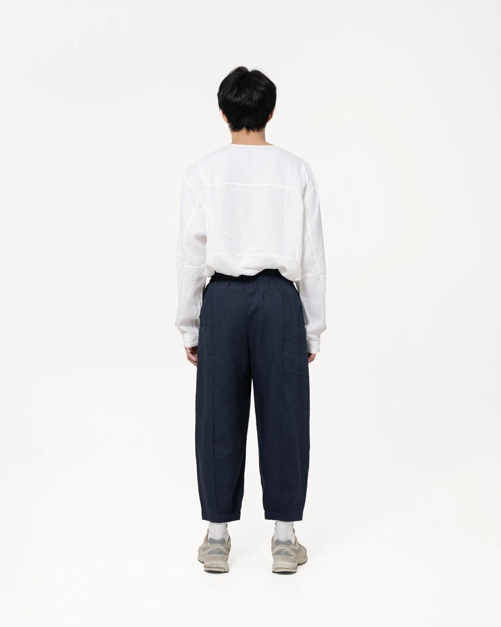 Journeyman Linen Pants - Navy