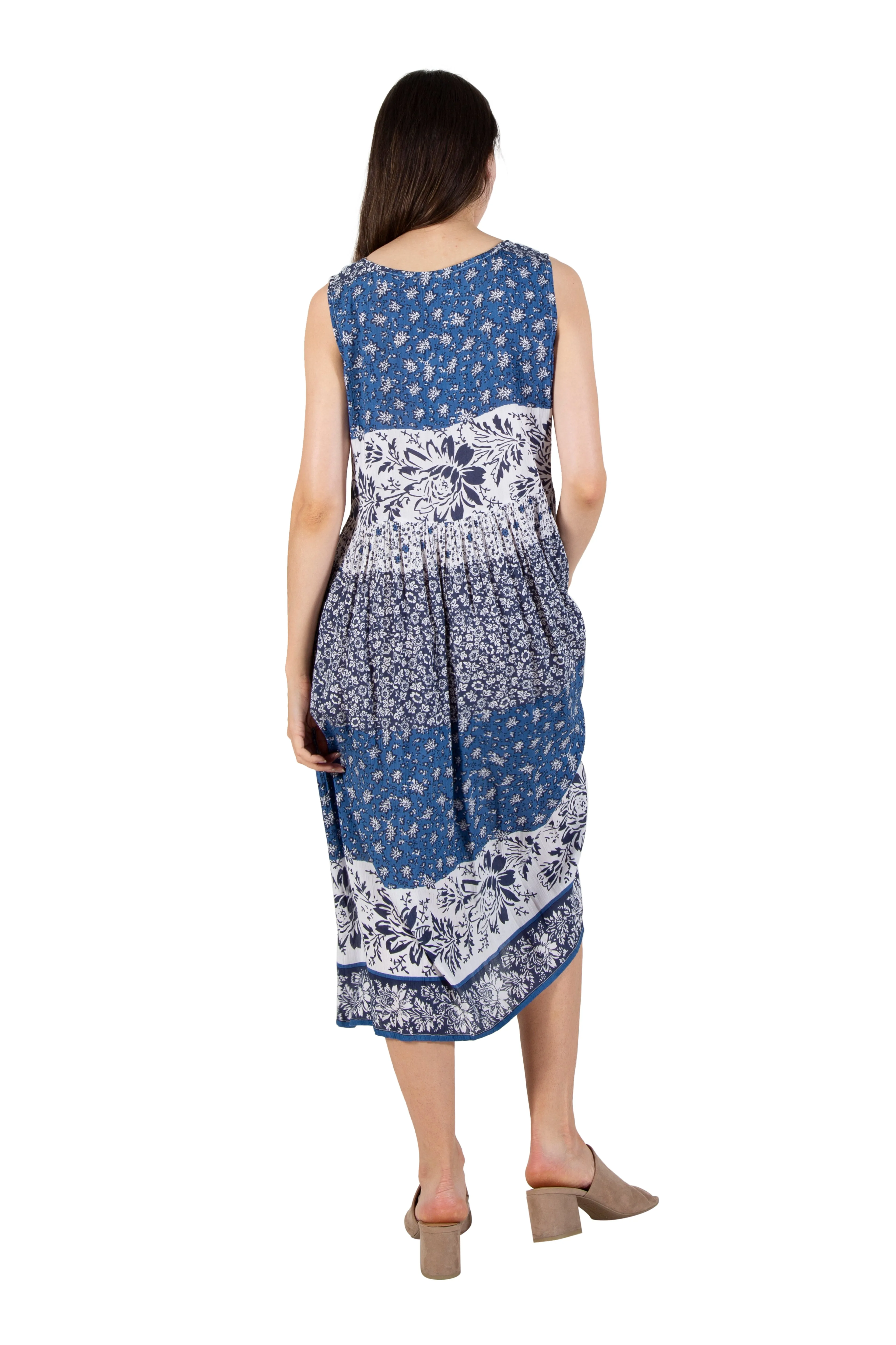 La Cera Tiered Print Sundress