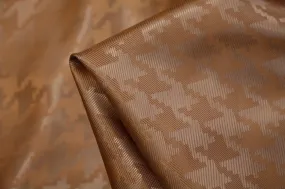 Lin Houndstooth Camel (150cm wide)