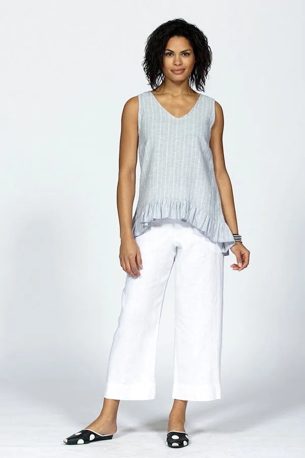 linen crop pant