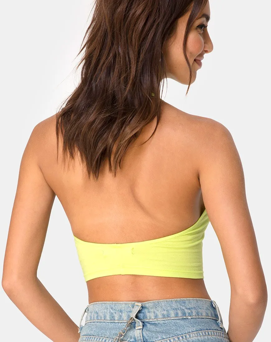 Lini Crop Top in Lime