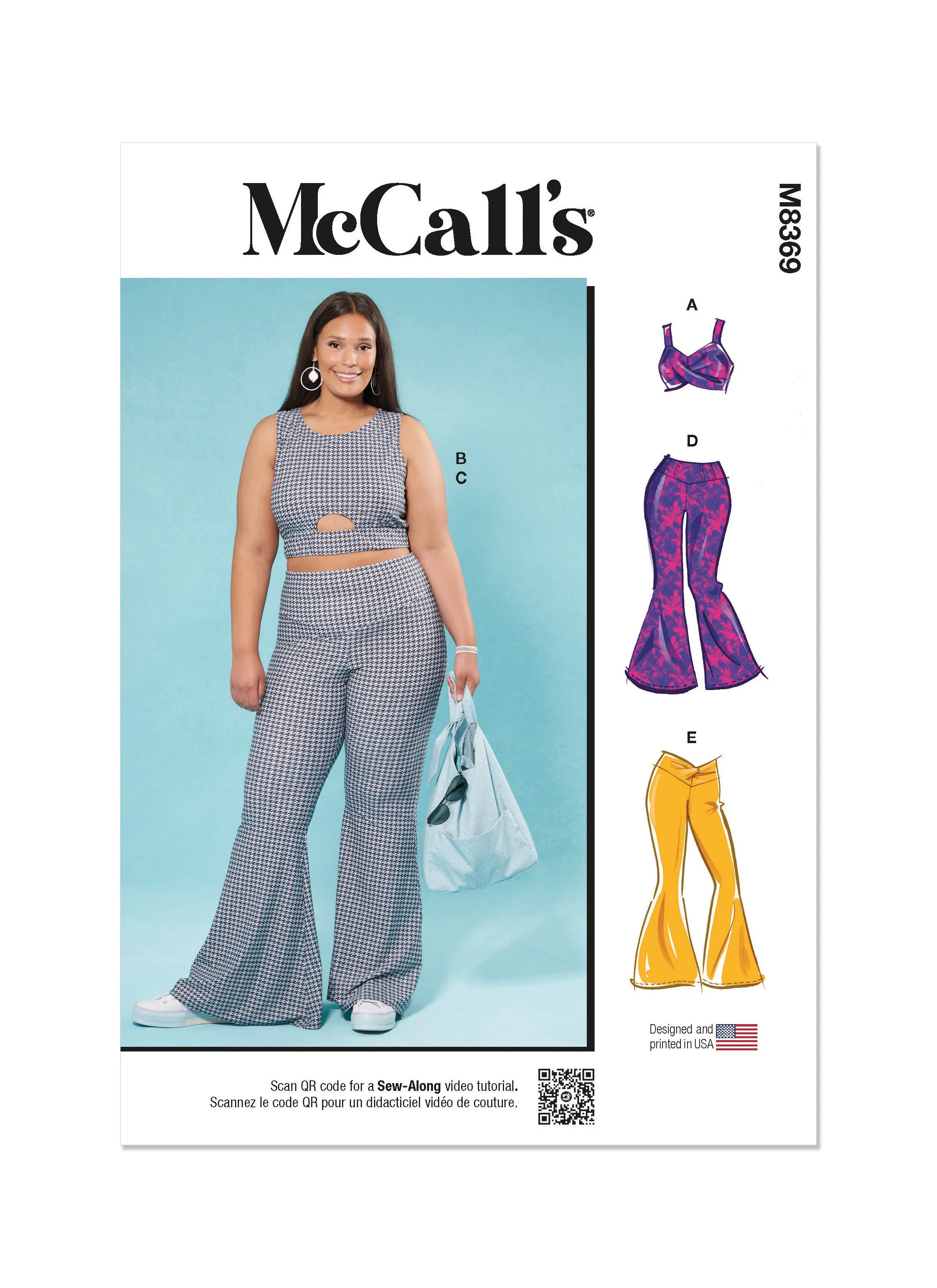 McCall's Sewing Pattern 8369 Women's Knit Tops and Pants