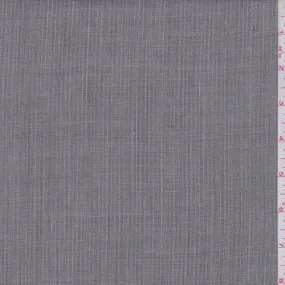 Medium Grey Stripe Lightweight Suiting Fabric