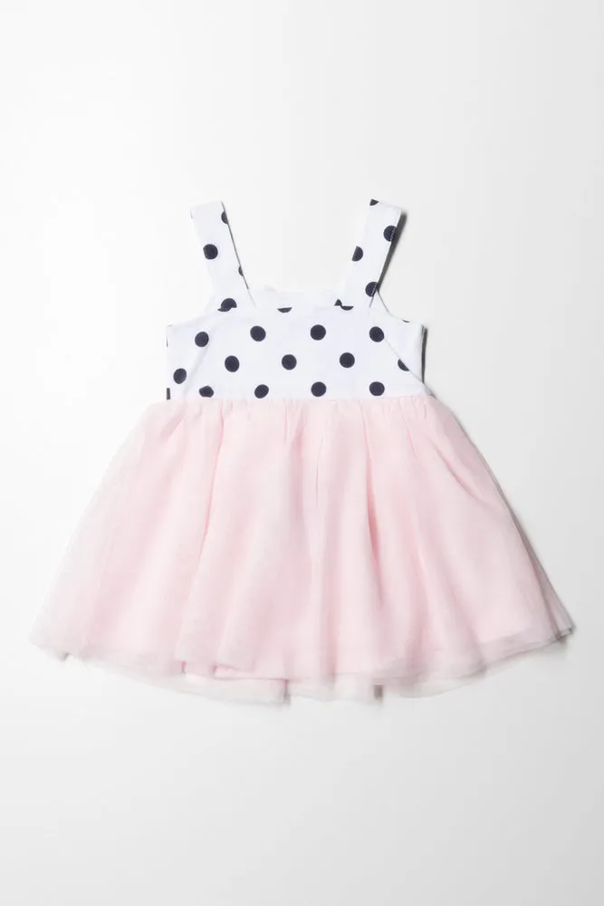 Minnie Mouse Dress With Headband Pink