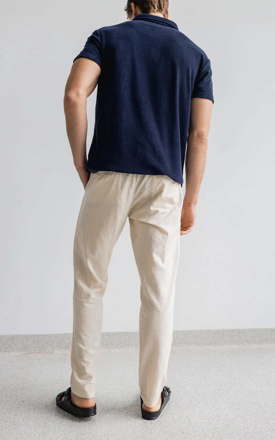 Noosa Linen Pants - Beige