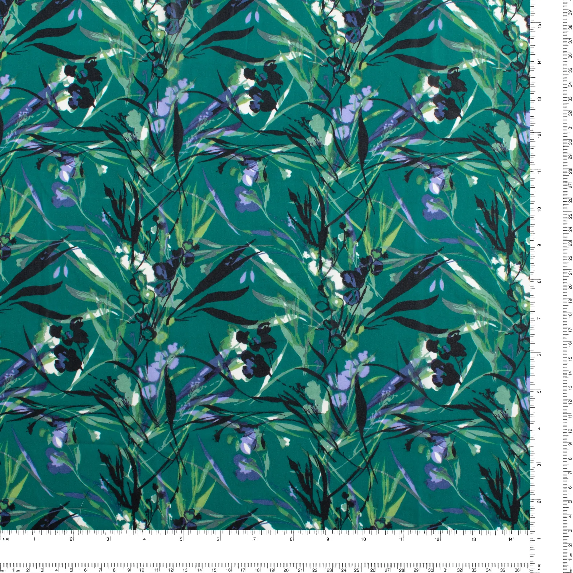 Novelty Printed Chiffon - 344 - Emerald