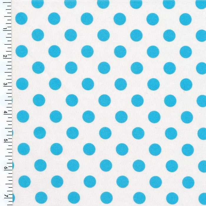 p-scp294-58 white/Navy dot | Printed Spandex