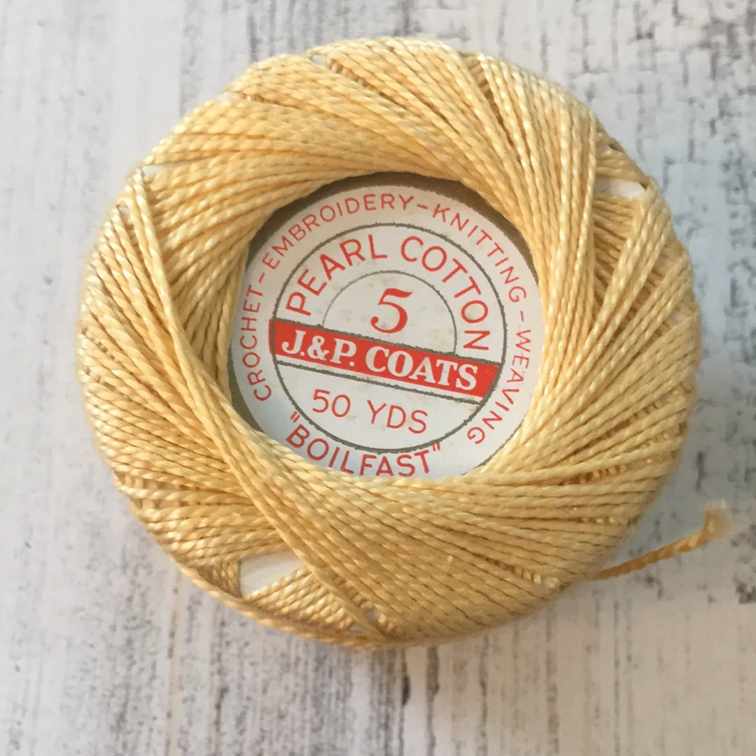 Partial Skein - J & P Coats Pearl Cotton Thread