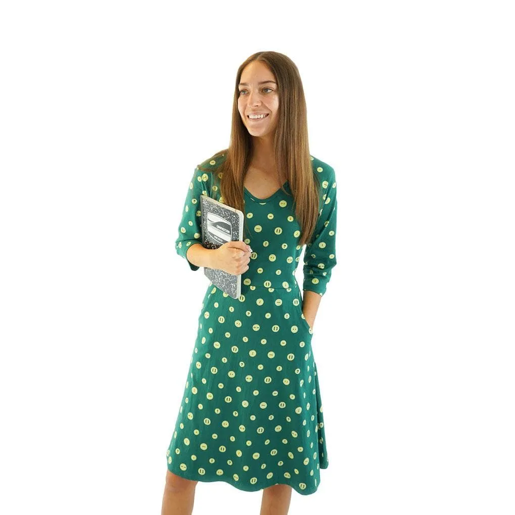 Punctuation Polka Marks Rosalind Dress