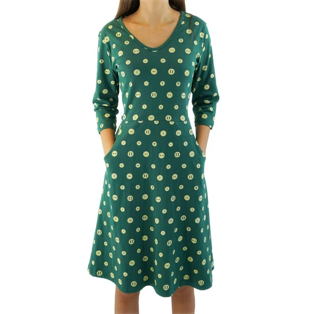 Punctuation Polka Marks Rosalind Dress