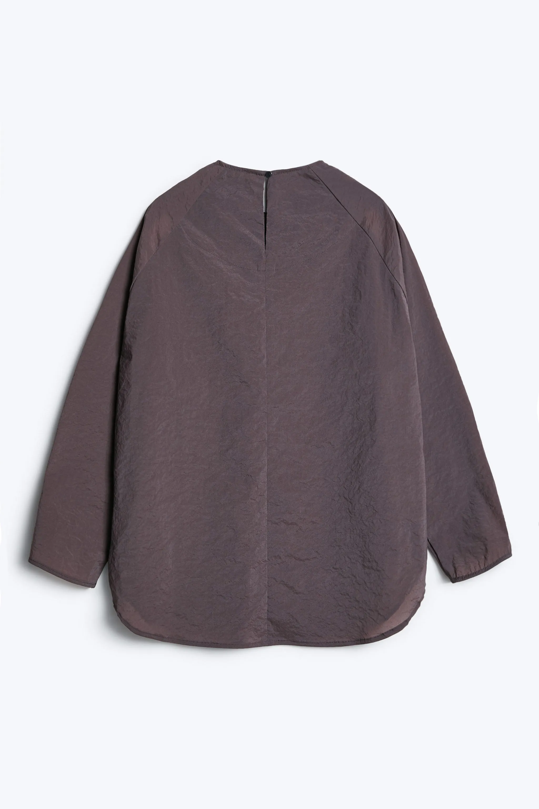 Resist Cutout Shoulder Top Chocolate