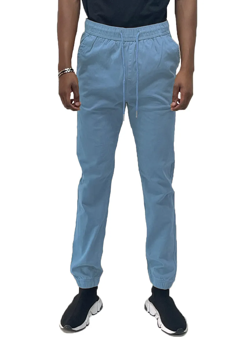 Sky-Blue Jogger Pants