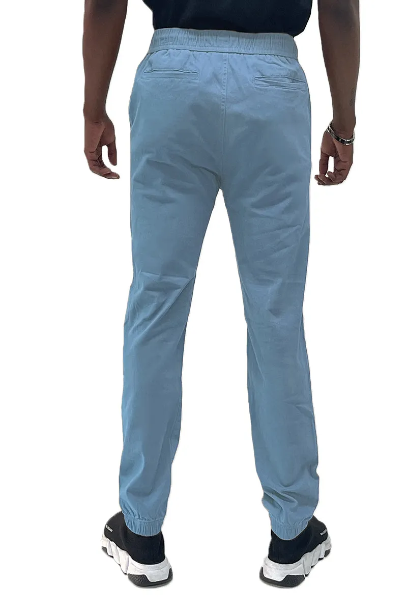 Sky-Blue Jogger Pants