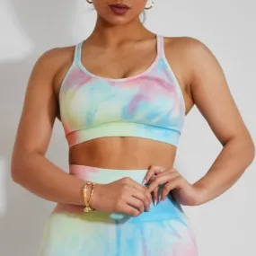 Tie-dye Sports Bra (Morning Color-way)