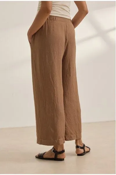 Velvet by Graham & Spencer Lola Pull On Linen Pants | Bark