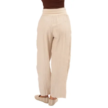 VM Mesh Panel Linen pants 6348